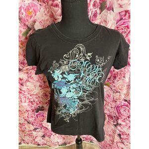 Lee Black Short Sleeve Shirt-LARGE